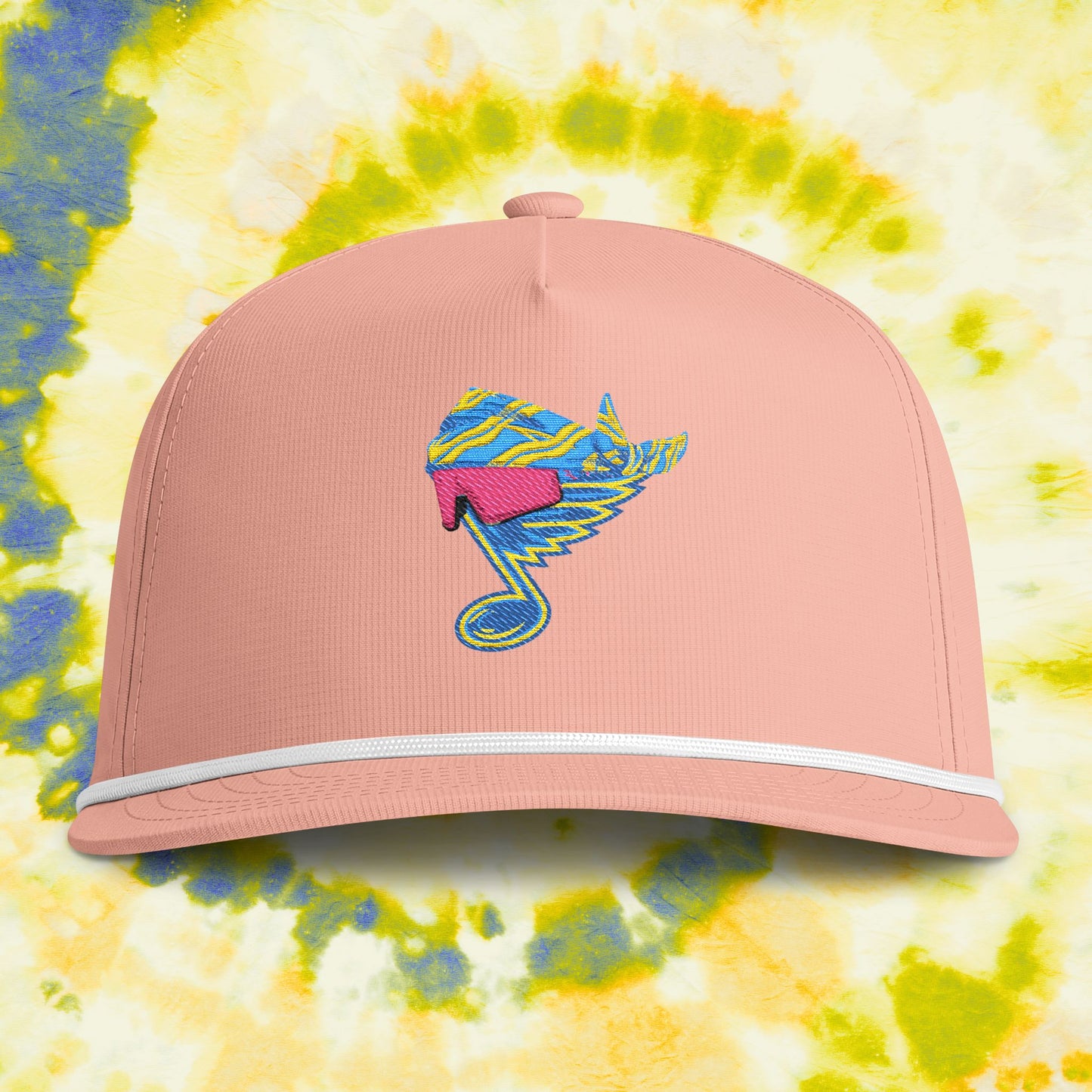MILLSFEST EMBROIDERED ROPE HAT