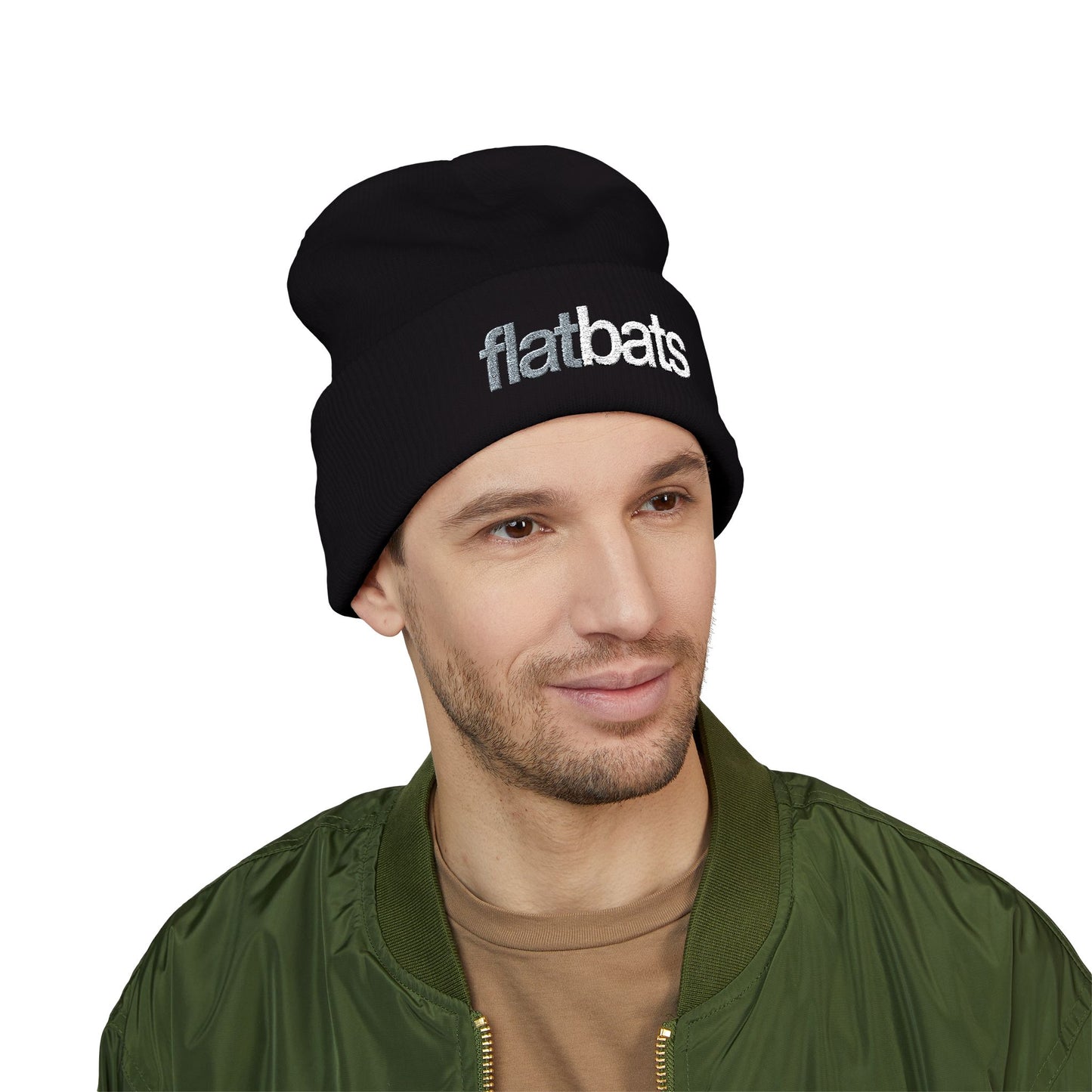 fat logo beanie