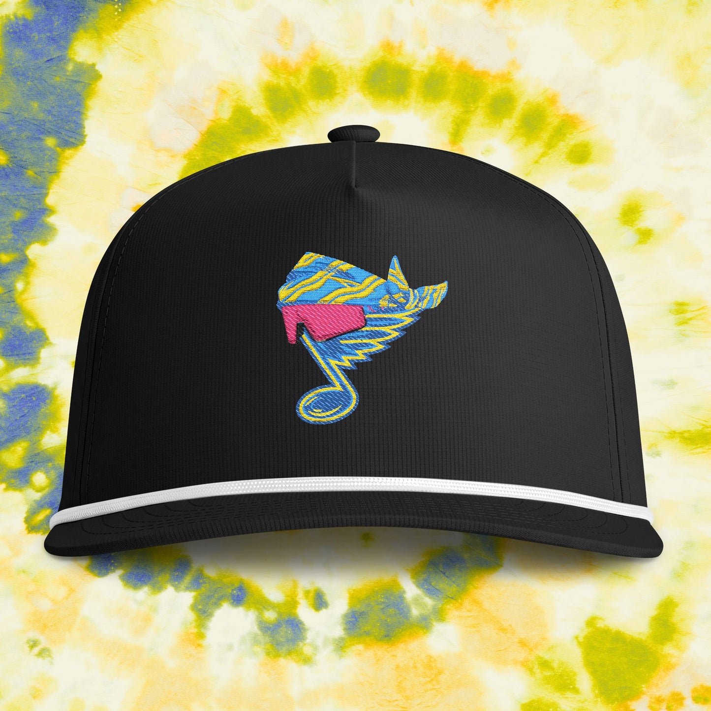 MILLSFEST EMBROIDERED ROPE HAT