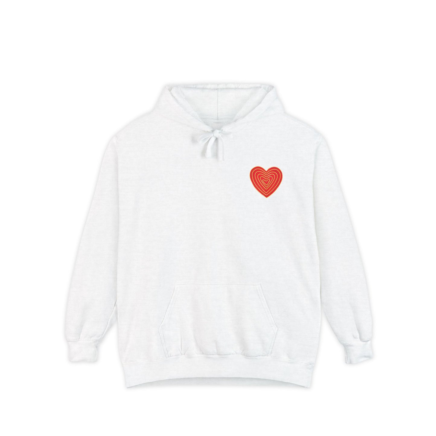 simple heart hoodie