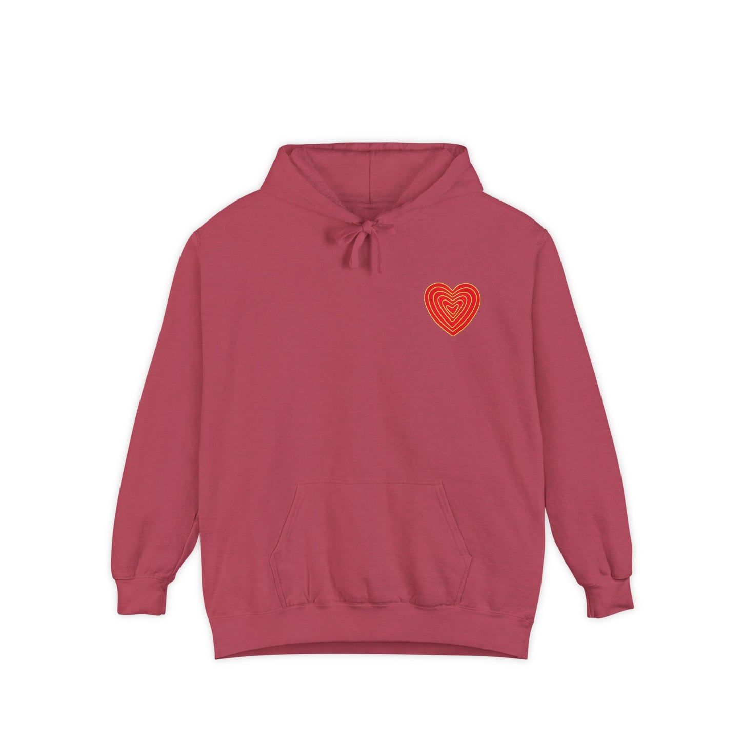 simple heart hoodie