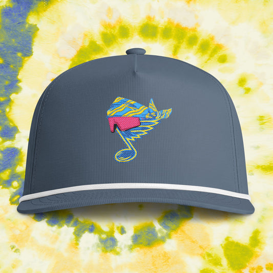 MILLSFEST EMBROIDERED ROPE HAT