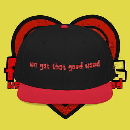 good wood snapback